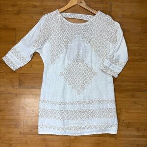 Free People Women’s Ivory Desert Song tunic shift Dress Size S
Lightweight‎